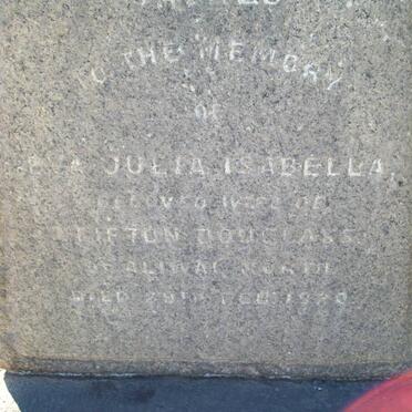 DOUGLASS Julia Isabella -19?