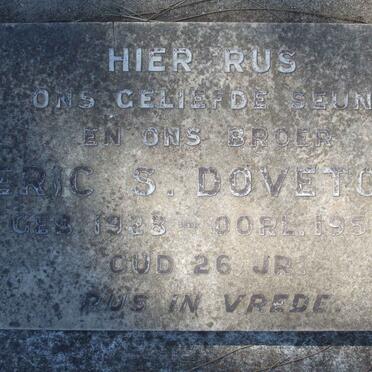 DOVETON Eric S. 1928-1955