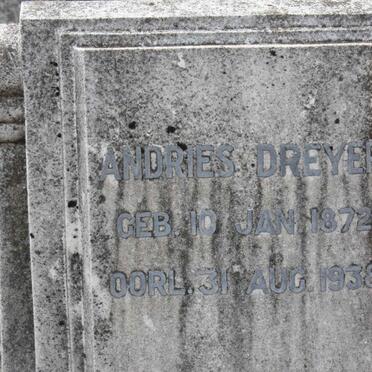 DREYER Andries 1872-1938 &amp; Helena Susanna 1884-1977 