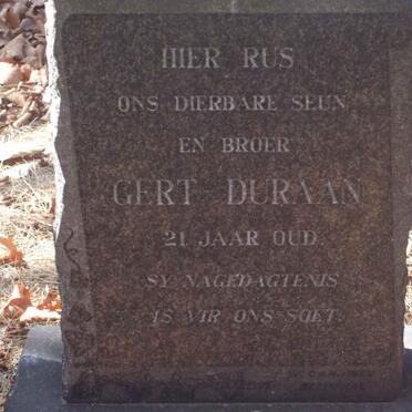 DURAAN Gert