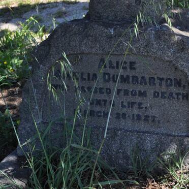 DUMBARTON Alice Amelia -1927