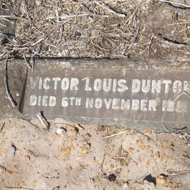 DUNTON Victor Louis -1951