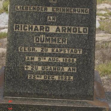 DÜMMER Richard Arnold 1888-1922