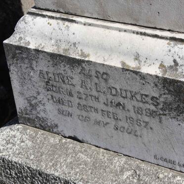 DUKES Aline A. L. 1897-1957