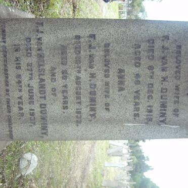 DUMINY F.J., van Helslandt -1937 &amp; Kitty -1916 :: DUMINY Anna -1933