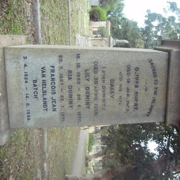 DUMINY Ria 1887-1971 :: SHORT Oliver -1903 &amp; Daisy DUMINY -1965 :: DUMINY Lily 1880-1970