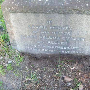 DYASON Clara Helena nee KELLER 1877-1936
