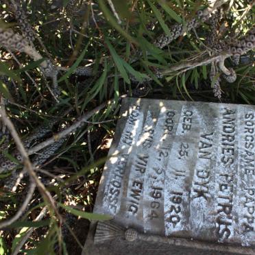 DYK Andries Petrus, van 1920-1964