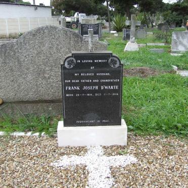 D'WARTE Frank Joseph 1914-1966