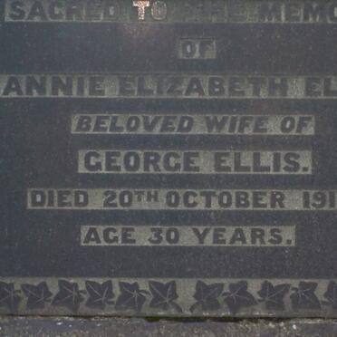 ELLIS Annie Elizabeth -1918