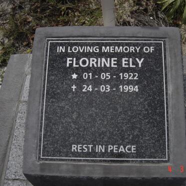 ELY Florine 1922-1994