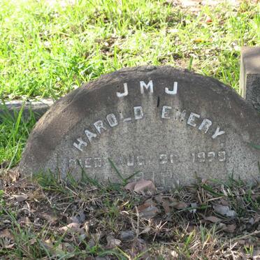 EMERY Harold J.M.J. -1929