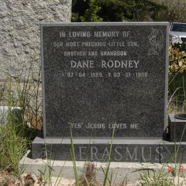 ERASMUS Dane Rodney 1898-1998