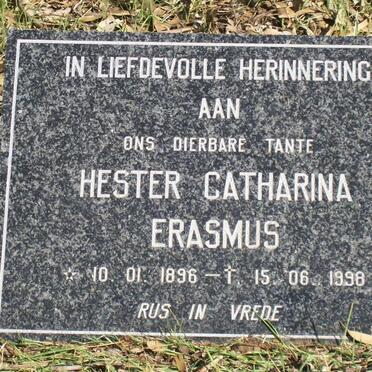 ERASMUS Hester Catharina 1896-1998