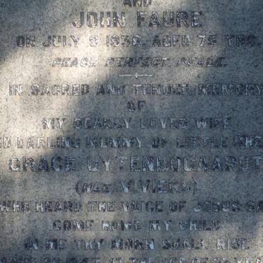 UYTENBOGAARDT Grace nee VIVIERS -1934