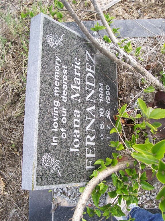 FERNANDEZ Joana Marie 1984-1990