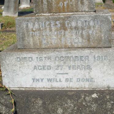 FELL Francis Gordon -1918