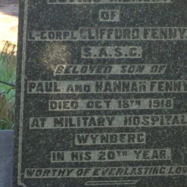 FENNY Clifford -1918