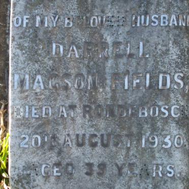 FIELDS Darrell Magson -1930