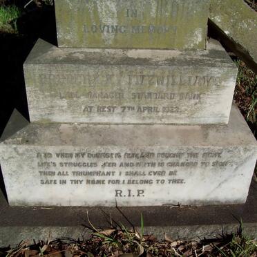 FITZWILLIAMS Frederick -1922