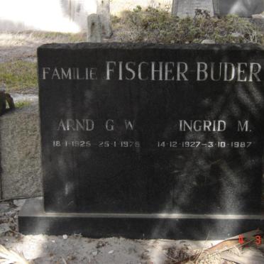 FISCHER-BUDER Arnd G.W 1925-1975 &amp; Ingrid M. 1927-1987