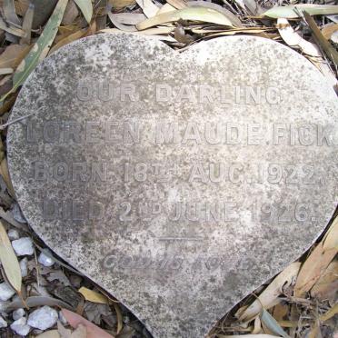 FICK Doreen Maude 1922-1926