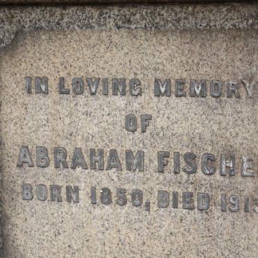 FISCHER Abraham 1850-1913 &amp; Ada nee ROBERTSON 1851-1927