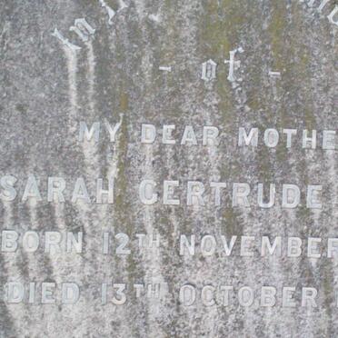 FIFE Sarah Gertrude 1815-1900