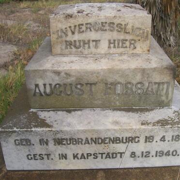 FOSSATI August 1856-1940