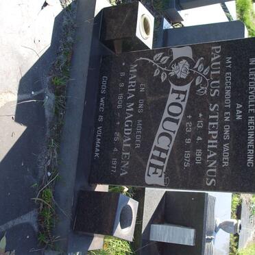 FOUCHE Paulus Stephanus 1901-1975 &amp; Maria Magdalena 1906-1977