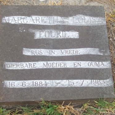 FOURIE Margretha Louisa 1884-1963