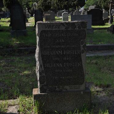 FOSTER Abraham 1870-1948 &amp; Helena 1873-1956