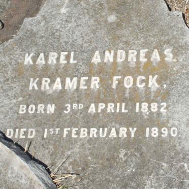 FOCK Karel Andreas Kramer 1882-1890