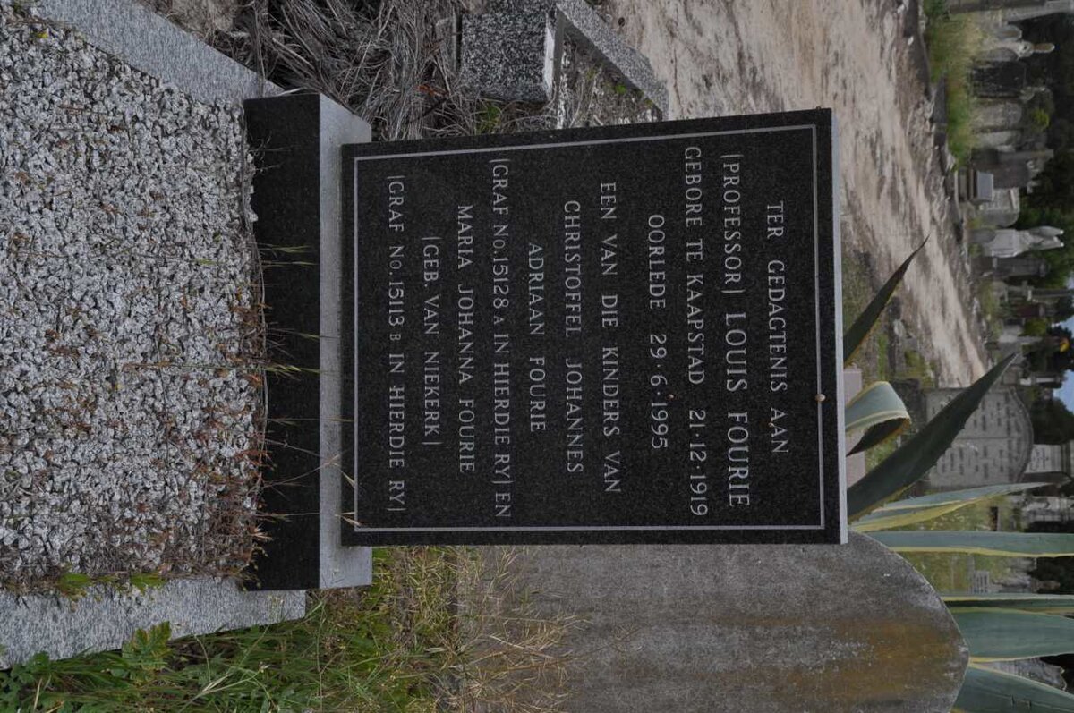 FOURIE Louis 1919-1995