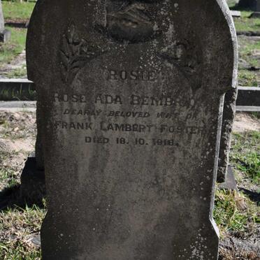 FOSTER Rose Ada Bembrick -1918 