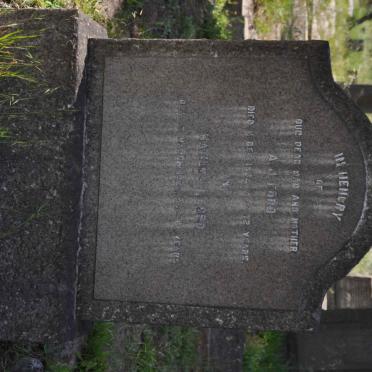 FORD A.J. -1934 &amp; Matilda I. -192?