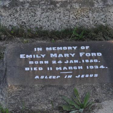 FORD Emily Mary 1858-1934