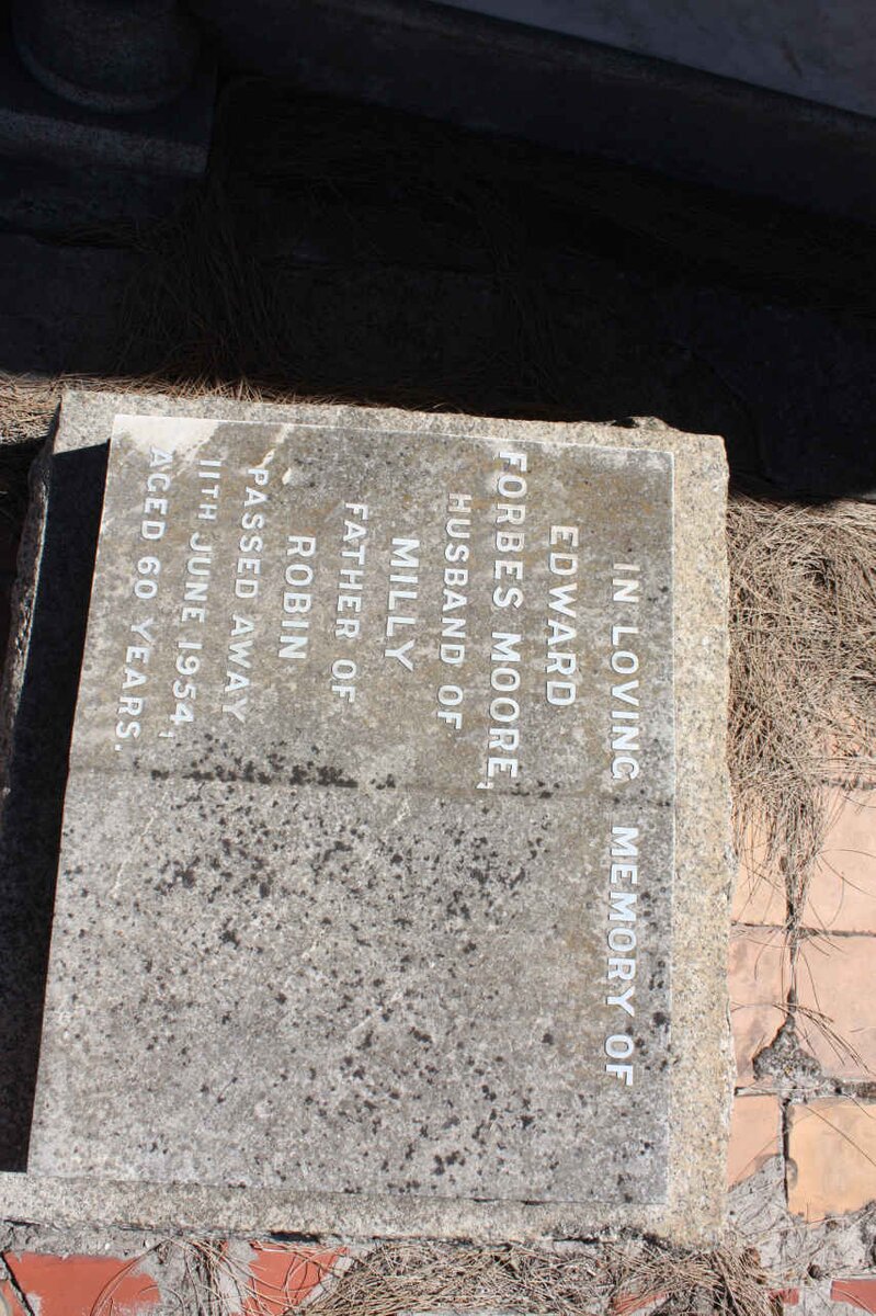 MOORE Edward Forbes -1954