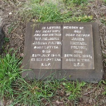 FULTON James Michael -1962 &amp; Wilhelmina Jacoba LOTTER -1944