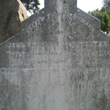 FREITAS John August, de 1839-1896