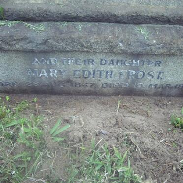 FROST Mary Edith 1867-1946