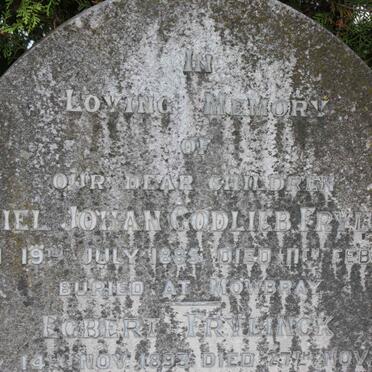 FRYLINCK Daniel Johan Godlieb 1885-1886 :: FRYLINCK Egbert 1893-1893