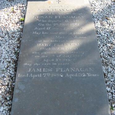 FLANAGAN Susan -1861 :: MARTIN Mary nee FLANAGAN -1867 :: FLANAGAN  James -1880