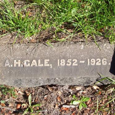 GALE A.H. 1852-1926