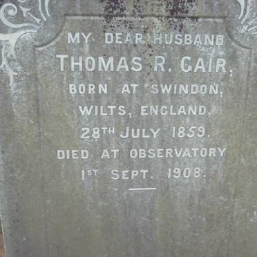 GAIR Thomas R. 1859-1908