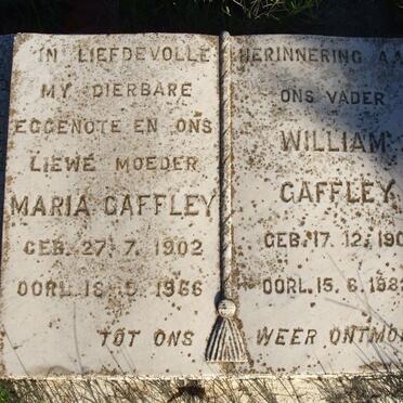 GAFFLEY William 1901-1982 &amp; Maria 1902-1966
