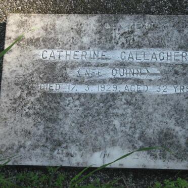 GALLAGHER Catherine nee QUINN -1929