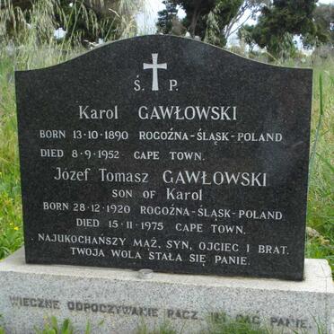 GAWLOWSKI Karol 1890-1952 :: GAWLOWSKI Jozef Tomasz 1920-1975