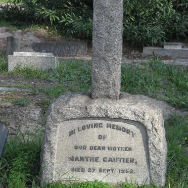 GAUTIER Marthe -1952