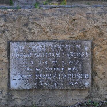 GARDNER Frank William :: GARDNER Doris Fanny